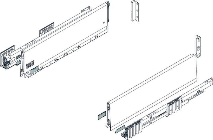 Blum Drawer complete set Merivobox K, with carcase rail