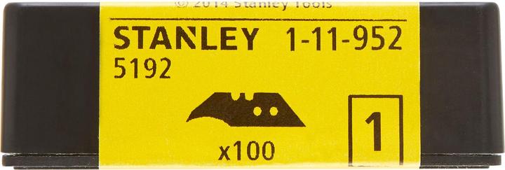 Image du produit Stanley Lame concave 5192 100pcs. (Lame de rechange)