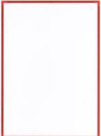 Actual product image Vistasch Wall display pocket A4, magnetic, red (A4)
