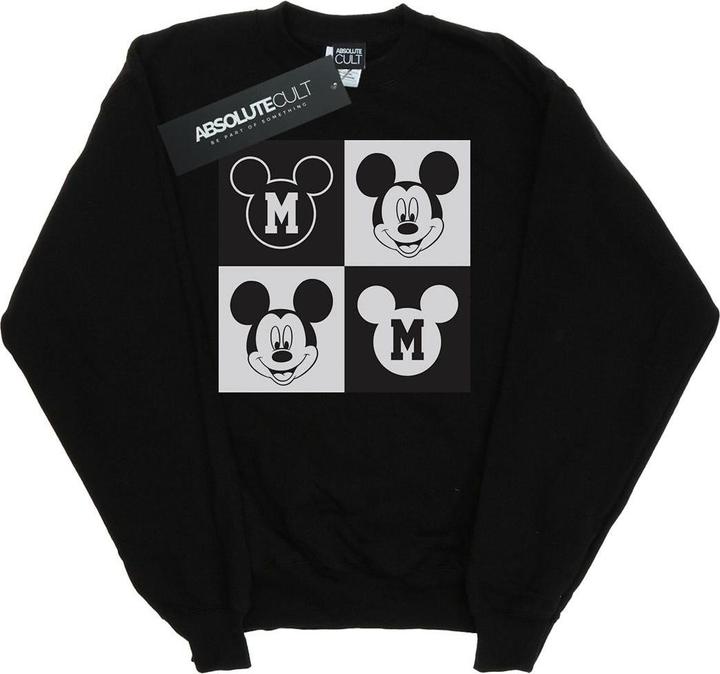 Produktbild Disney Mickey Mouse Smiling Squares Sweatshirt (S)