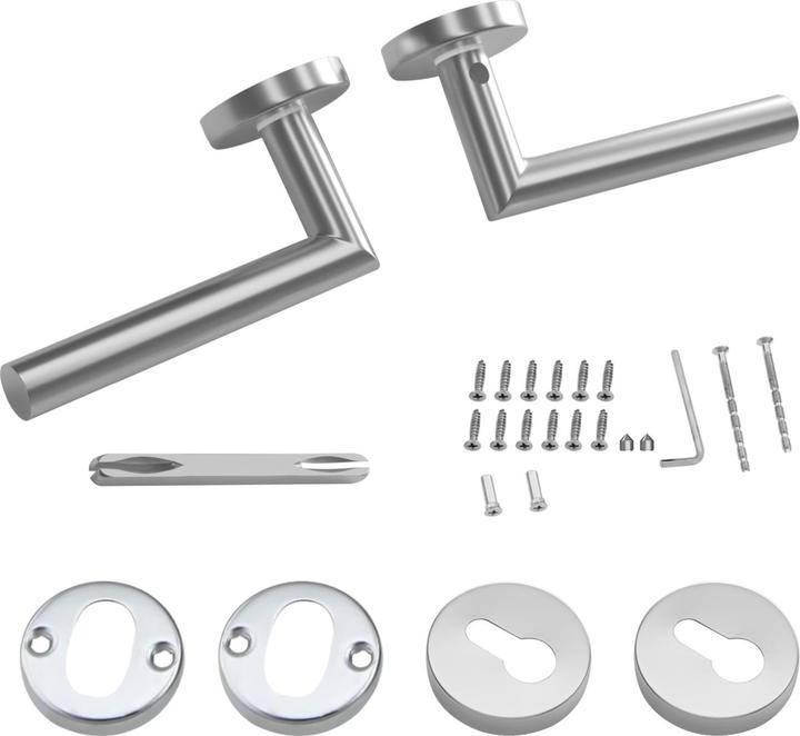 Actual product image Intirilife Door handle set with screws (Door handle)