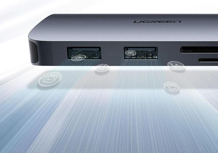 Produktbild Ugreen 9 in 1 Hub (USB-C, 9 Ports)