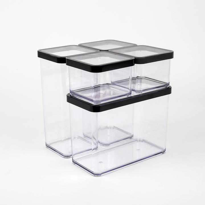 Transparent / schwarz