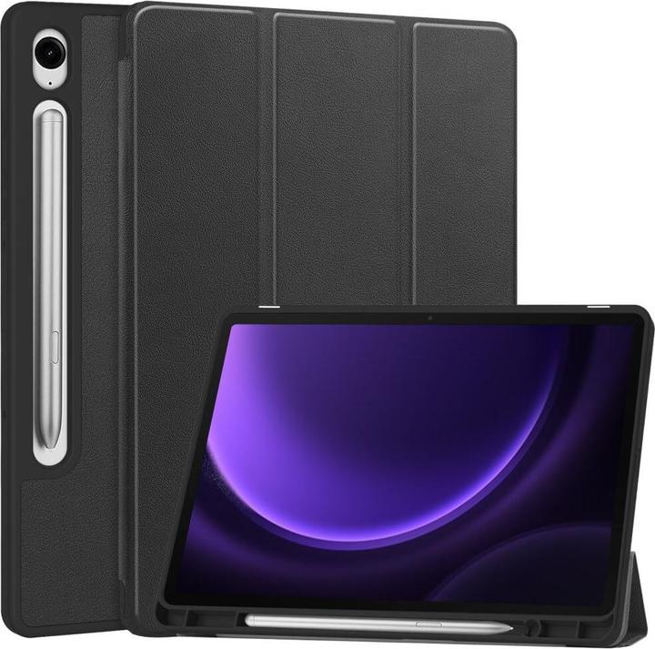 Produktbild Cover-Discount Galaxy Tab S9 / S9 FE - Smart Case Silikon schwarz (Galaxy Tab S9, Galaxy Tab S9 FE)
