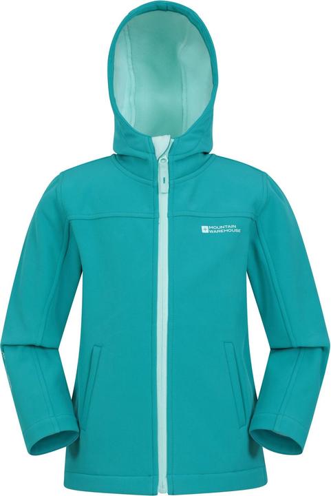 Actual product image Mountain Warehouse Childrens/Kids Water Resistant Soft Shell Jacket (146, 152)