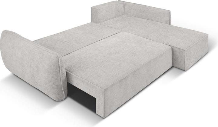 Actual product image Micadoni Right Corner Sofa With Bed Function And Box, "Kaelle", 4 Seats, 252x165x87Made in Europe (Corner sofa)