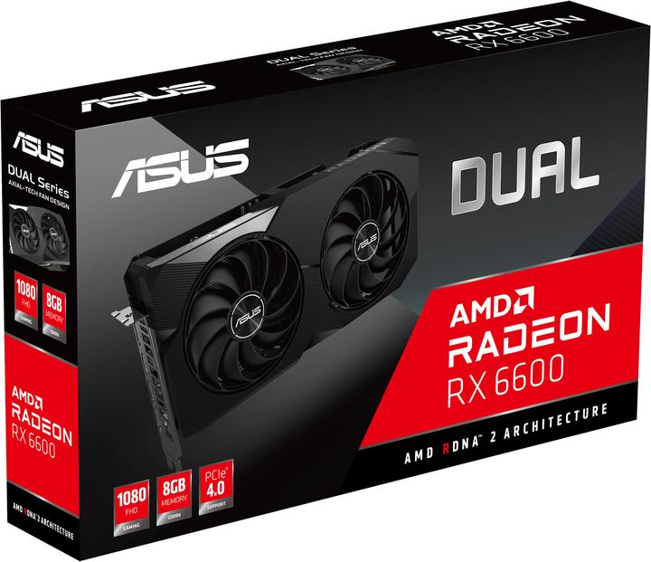 Produktbild ASUS Radeon RX 6600 Dual (8 GB)