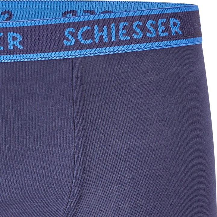 Actual product image Schiesser 9 Pack Kids Boys 95/5 Organic Cotton Shorts / Pants (128, pack of 9)