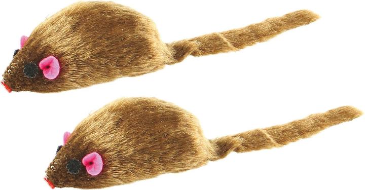 Image du produit Swisspet Jouet chat souris en fourrure 12cm (Souris de jeu chat)