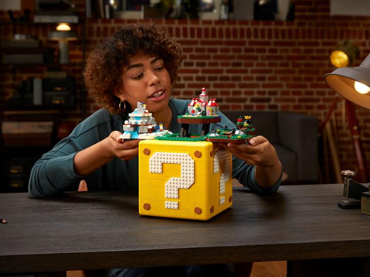 Image du produit LEGO Bloc de points d'interrogation de Super Mario 64 (71395, LEGO difficiles à trouver, LEGO Super Mario)