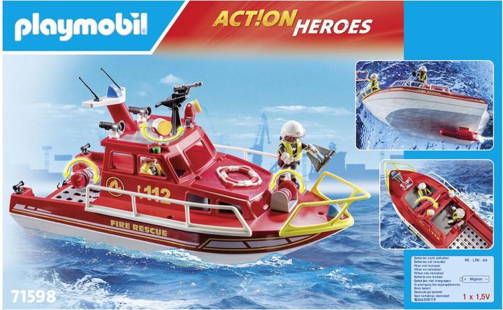 Produktbild Playmobil Feuerlöschboot (71598, Playmobil City Action)