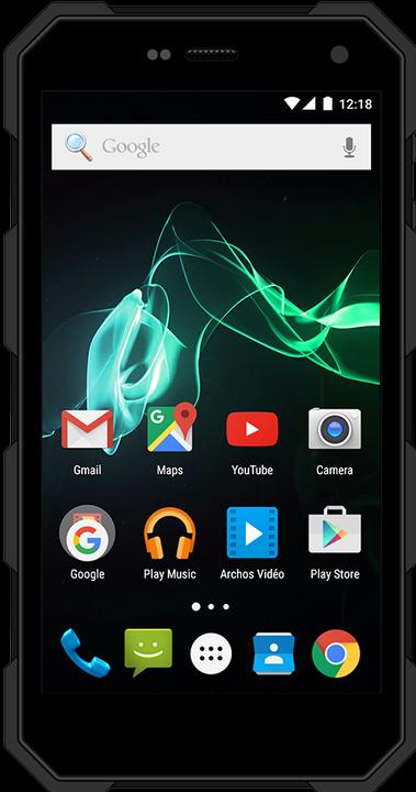 Archos 50 Saphir (16 GB, Schwarz, 5", Hybrid Dual SIM, 13 Mpx, 4G)