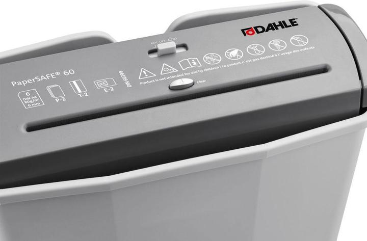Produktbild Dahle PaperSAFE PS60 P2 öl- & wartungsfrei (Streifenschnitt)
