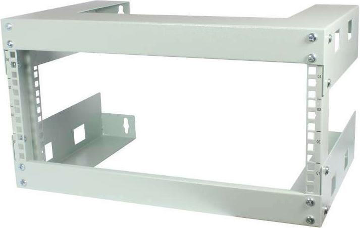 Produktbild Allnet 19"WandgehA¤use offen 4HE T300mm Lichtgrau SWD-Serie (4 HE, 19 Zoll Rack)