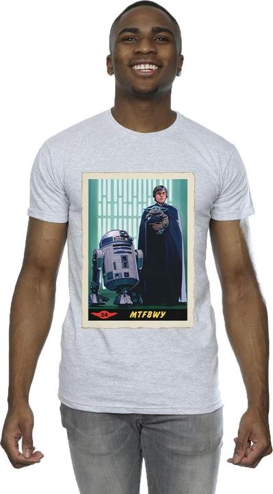 Immagine prodotto Star Wars The Mandalorian MTFBWY Maglietta Uomo (L)