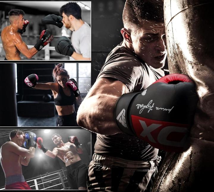 Actual product image Rdx Boxing Gloves REX F4 (12 OZ, 12)