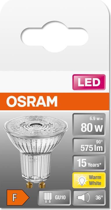 Actual product image Osram 1 pc. (GU10, 6.90 W, 575 lm, 1 x, F)