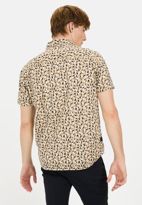Actual product image Camel Active Kurzarmhemd mit Strukturmuster (L)