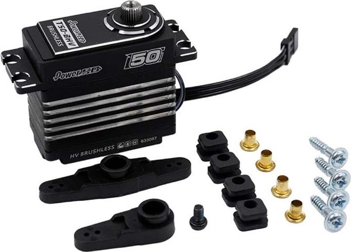 Image du produit Power HD Servo T50-BHV / 50kg / 0.065sec. / 7.4V Digital / Buggy 1:8
