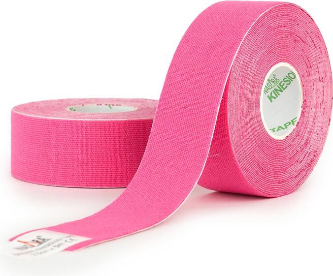 Actual product image Nasara Kinesiology Tape narrow pink 2.5cmx5m (5 m)