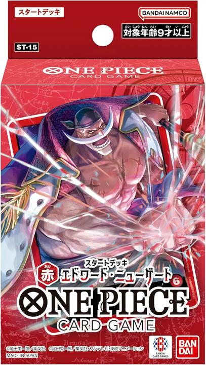 Actual product image One Piece Starter Deck Red Edward Newgate - ST-15 - Card Game - JPN (Japanese, Booster Pack)