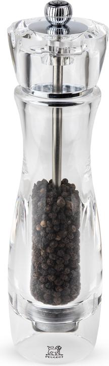 Actual product image Peugeot VITTEL Pepper mill acrylic clear 23 cm (Pepper)
