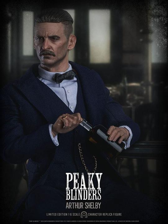 Actual product image Big Chief Studios Peaky Blinders Action Figure 1/6 Arthur Shelby Limited Edition 30 cm