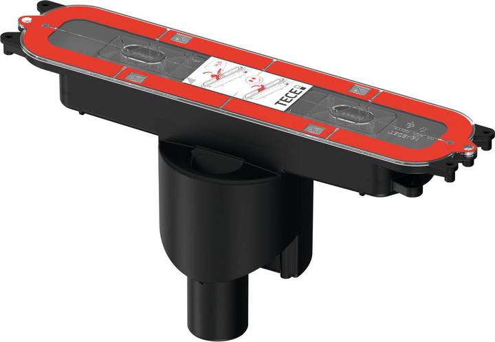 TECE TECEdrainprofile drain "vertical", DN 50, drainage capacity 1.2 l/s (432 mm)