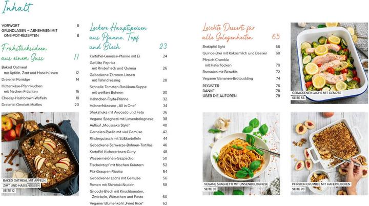 Produktbild Lecker, leicht, One-Pot! Kalorienarme Rezepte 24/7 (Deutsch, Jens, Glatz, Mirja/Glatz, 2023)
