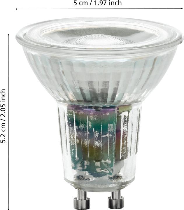 Actual product image EGLO Illuminant (GU10, 5 W, 345 lm, 1 x, D)