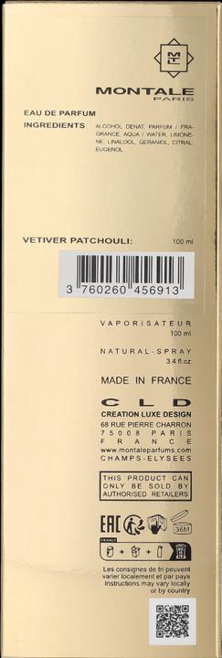 Immagine prodotto Montale Vetiver Patchouli (Eau de parfum, 100 ml)
