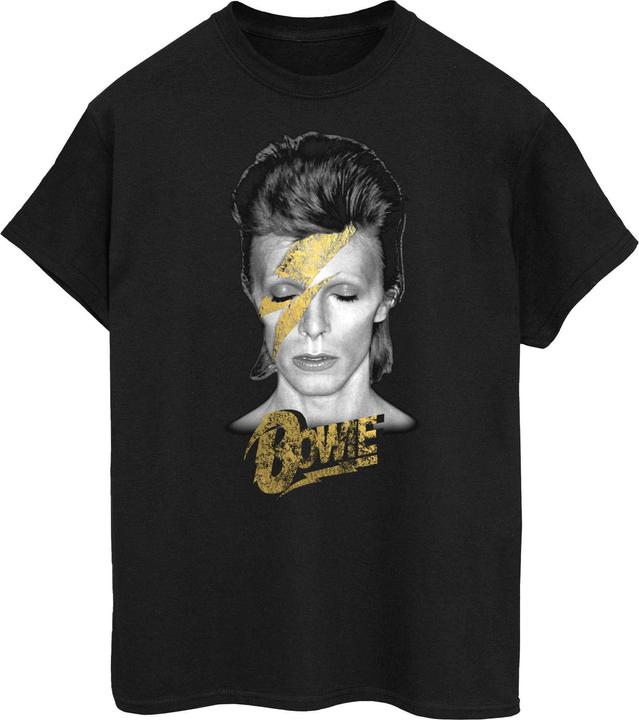 David Bowie Aladdin Sane Gold Bolt TShirt (L)