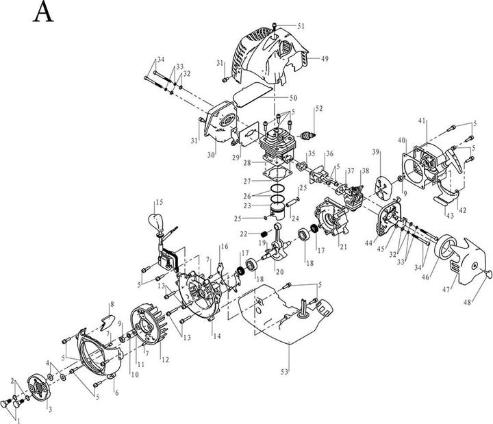 Produktbild Scheppach 4in1 Multigartengerät MFH3300-4P 1.22PS (Trimmfaden, Metallschneideblatt)