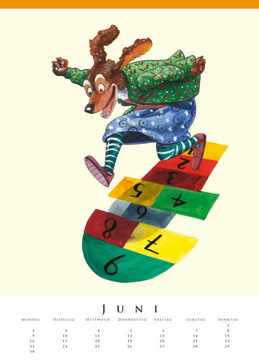 Immagine prodotto Calendario della camera dei bambini di Leonard Erlbruch 2025 (Copertina rigida, Tedesco)
