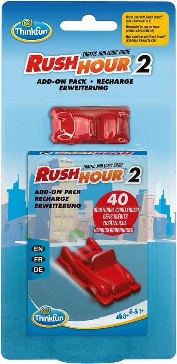Produktbild Ravensburger ThinkFun - 76614 - Rush Hour 2 - Erweiterung für das original Rush Hour. Mit neuen (Deutsch, Französisch, Englisch)