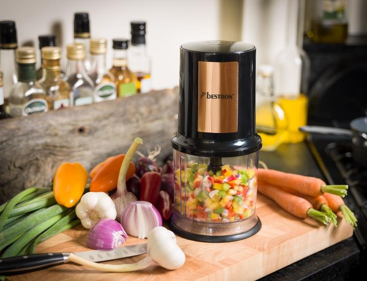 Actual product image Bestron Electric multi chopper, universal chopper with two cutting blades & 500ml capacity (500 ml, 400 W)