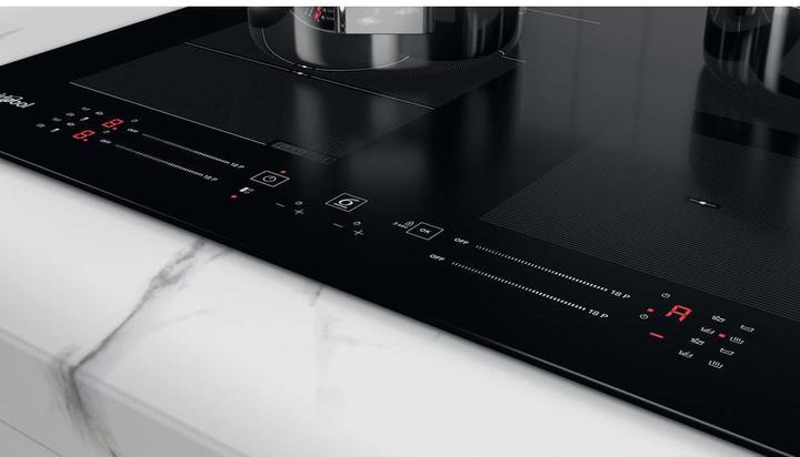 Actual product image Whirlpool induction hob WF S7560 NE 60 cm, 1 FlexiSlide, Booster, Black