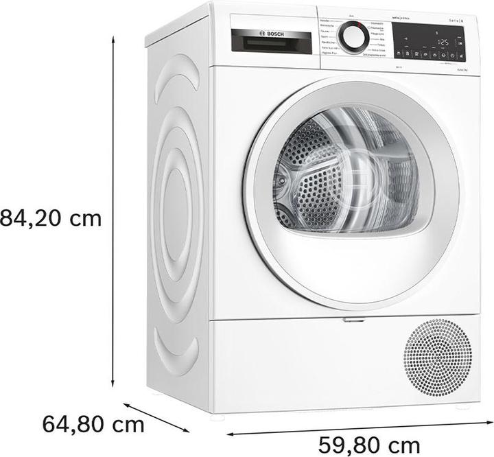 Actual product image Bosch Hausgeräte WQG233D1CH (8 kg, Right)