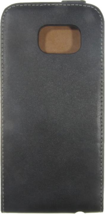 Immagine prodotto OEM Custodia Flip in pelle sottile per Galaxy S6 Edge - Nero (Samsung Galaxy S6 Edge)