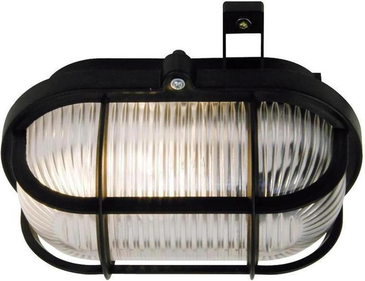 Produktbild Nordlux Oval Skot, Wandleuchte/Decke, Schwarz (E27, IP44)