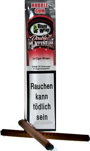 Immagine prodotto Blunt Wraps Doppio Platino Bubblegum 2 in 1