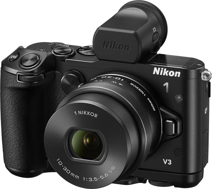 Produktbild Nikon 1 V3, 10-30mm, Sucher und Griff Kit (18.40 Mpx, Nikon CX format)