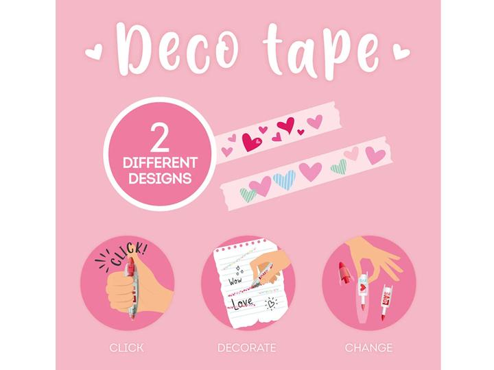 Image du produit Legami Klebeband Heart Stift mit Dekoband