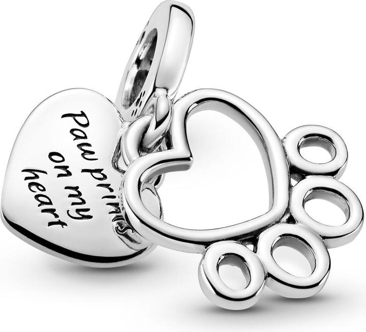 Produktbild Pandora Hearts & Paw Print Charm (Silber 925)