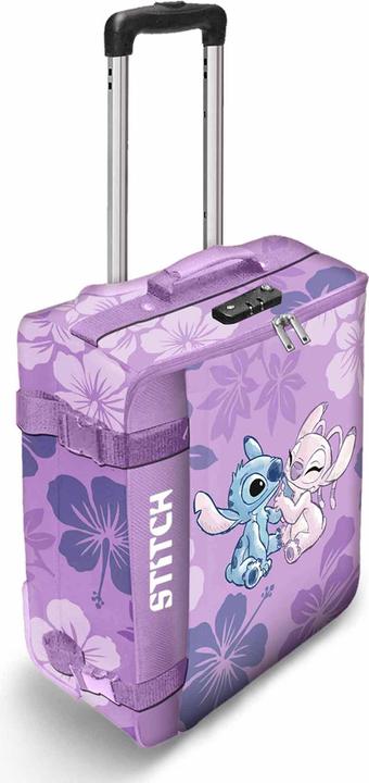 Actual product image Karactermania Foldable Cabin Suitcase Stitch & Angel
