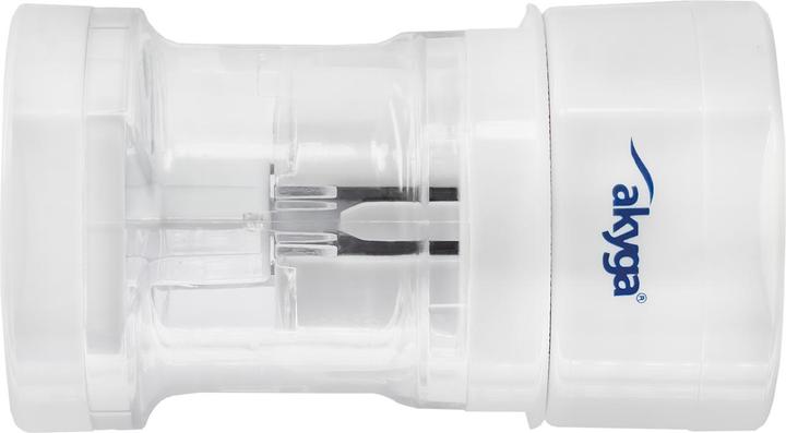 Produktbild Akyga AK-AD-61 Netzstecker-Adapter weltweit Weiss