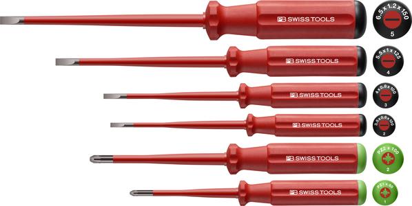 Image du produit PB Swiss Tools Jeux de tournevis (Vis fendues, Recouvrement cruciforme Phillipps (PH))