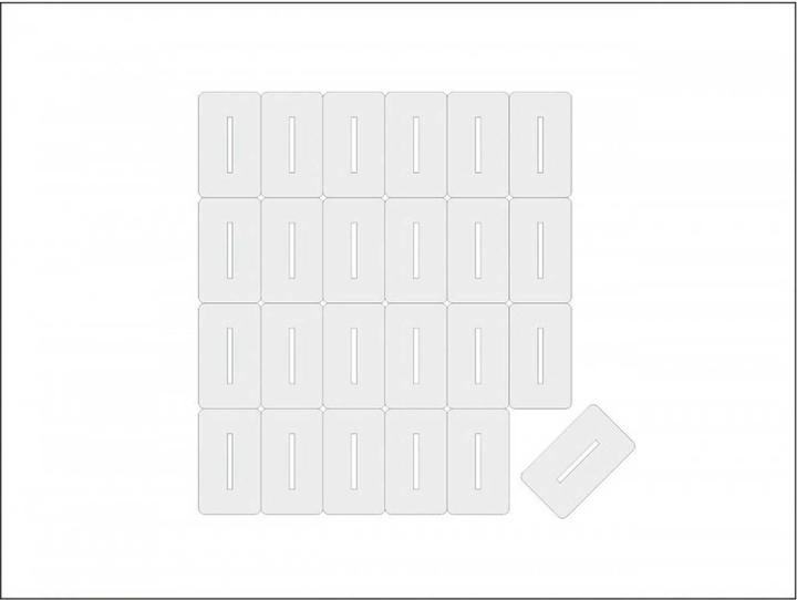 Image du produit Extron Modellbau charnière de patent 17/10mm 24pcs charnière de toison, charnière de courbure