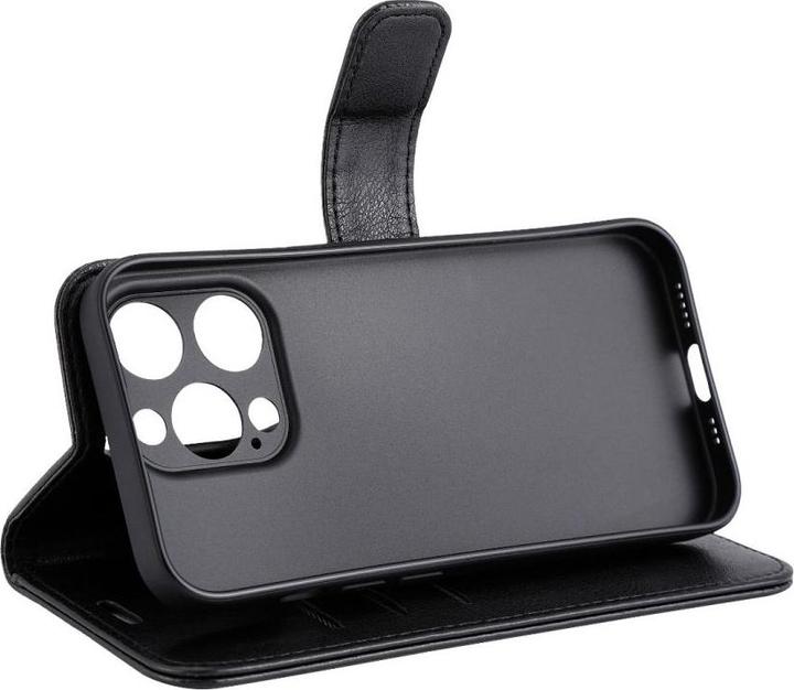 Produktbild Radicover Radiation Protection Wallet Vegan Leather iPhone 15 PRO Flipcover Black PU (Apple iPhone 15 Pro)