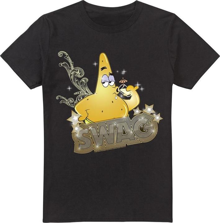 Immagine prodotto Spongebob Squarepants Patrick Has Swag Maglietta Uomo (M)